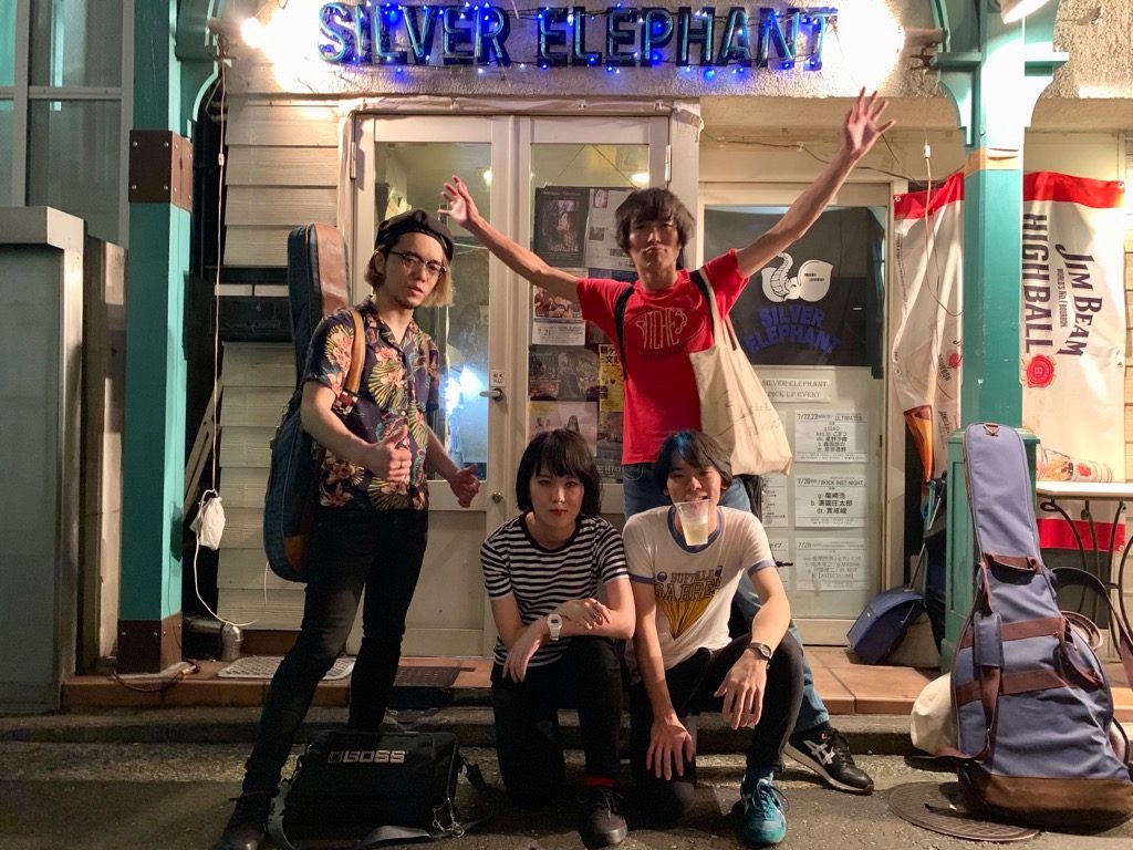 2019.07.24 SECHIの初ライブの集合写真at 吉祥寺シルバーエレファント
